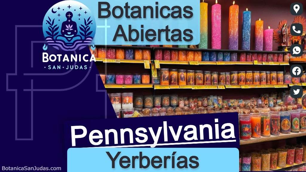 Encuentra las botánicas y yerberías abiertas disponibles en Pennsylvania